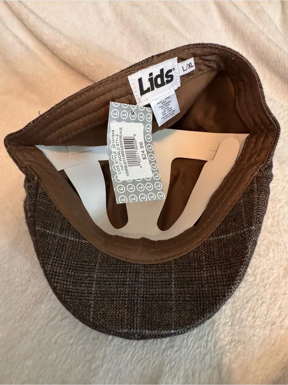Lids structured newsboy